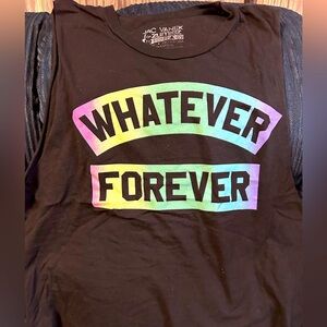 Jac Vanek Whatever Forever Muscle Tee Tank Top Size M (Vintage from early 2000s)